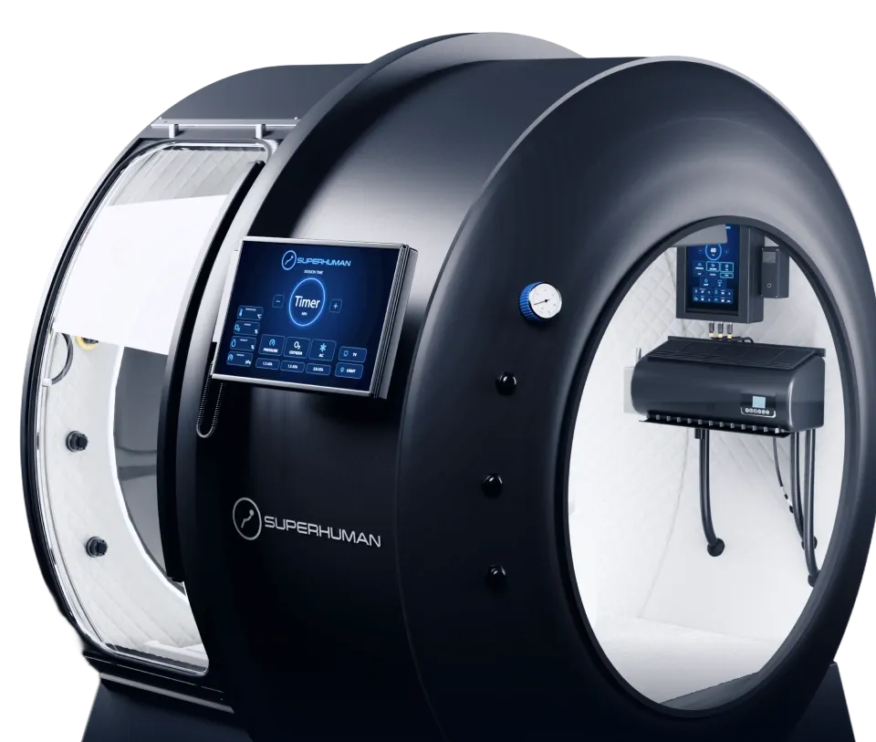 Superhuman X hyperbaric chamber